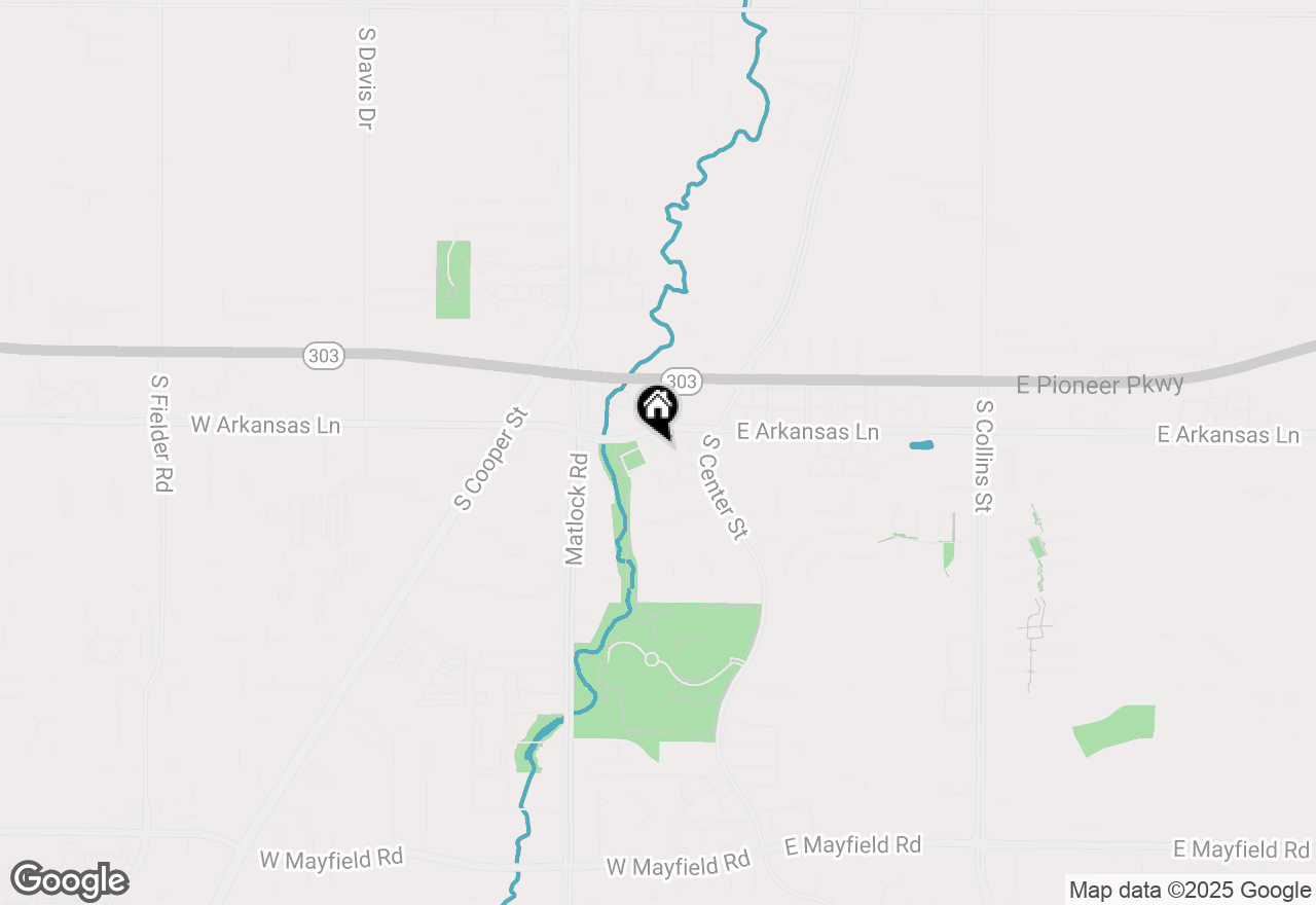 Map of 2317 Overland Lane, Arlington, TX 76014