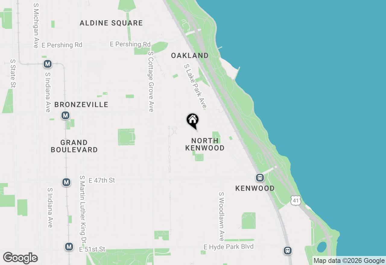Map of 4420 S Berkeley Avenue, Chicago, IL 60653