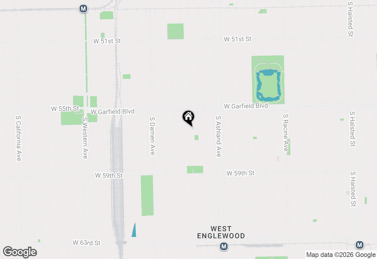 Map of 5619 S Wood Street, Chicago, IL 60636