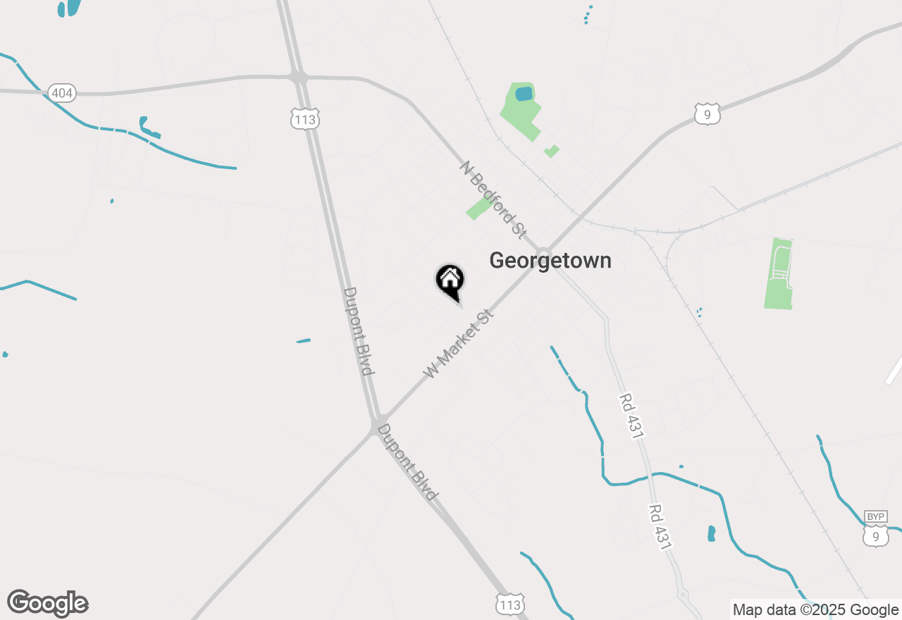 Map of 211 W Laurel Street, Georgetown, DE 19947