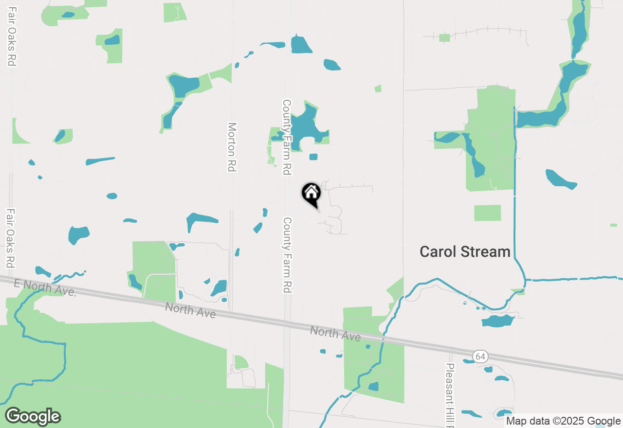 Map of 513 Nebraska Circle, Carol Stream, IL 60188