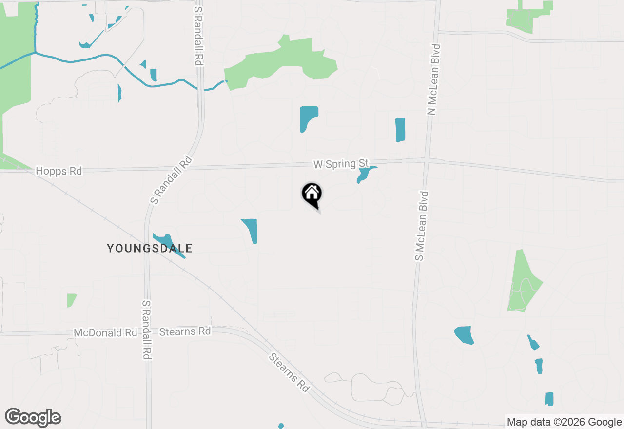 Map of 1507 S Pembroke Drive, South Elgin, IL 60177