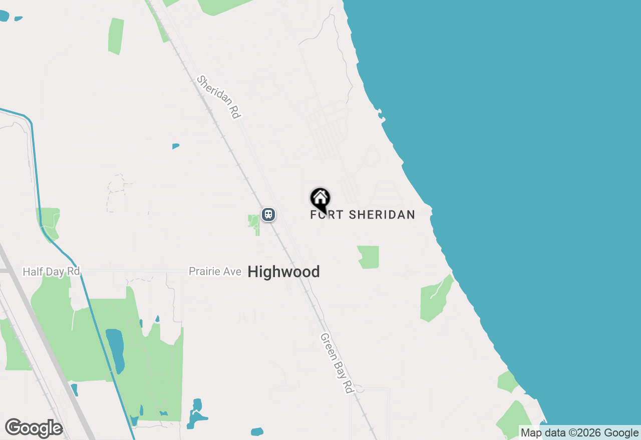 Map of 318 Walker Avenue #4, Highland Park, IL 60035