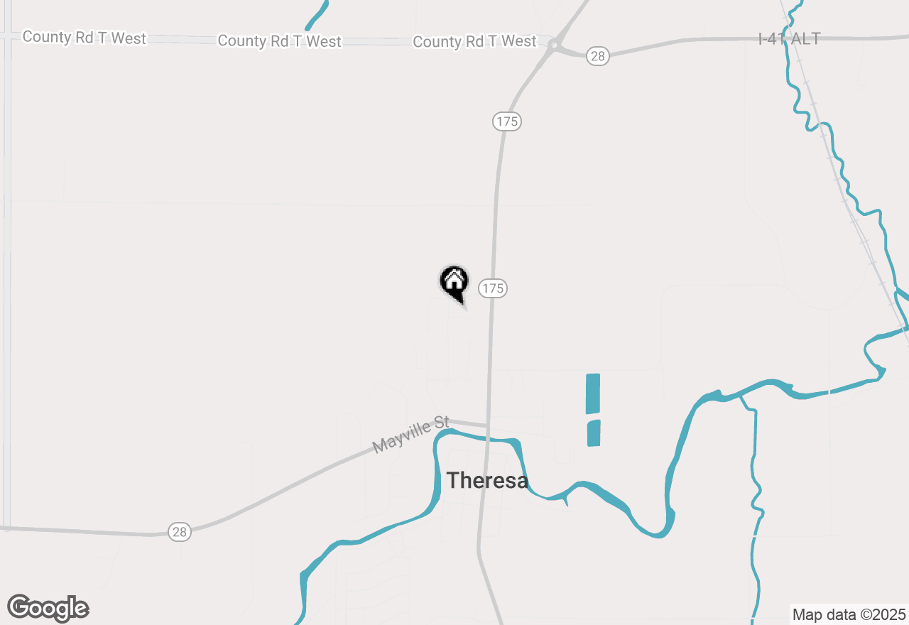 Map of 100 Chestnut Ct, Theresa, WI 53091