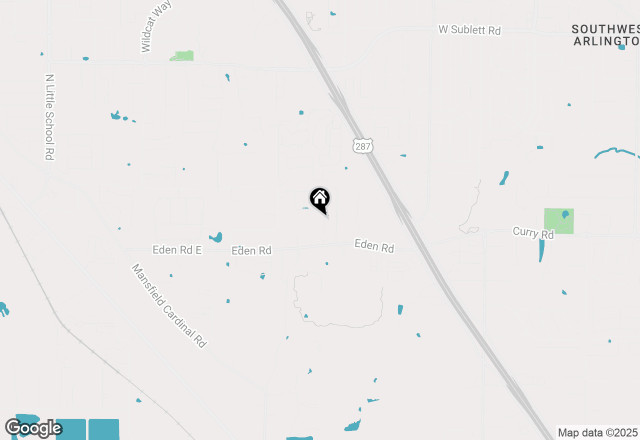 Map of 6908 Muirfield Drive, Arlington, TX 76001