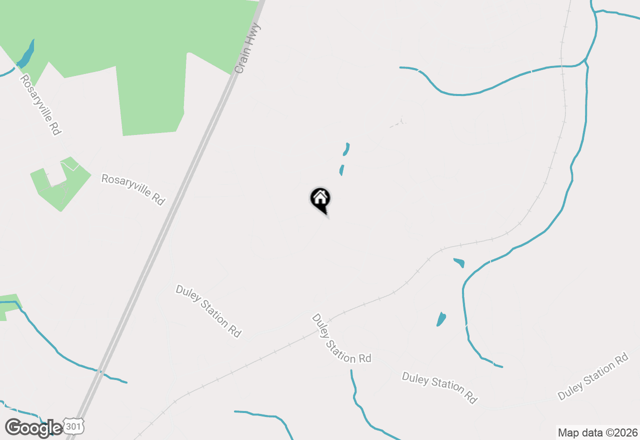 Map of 9707 Muirfield Drive, Upper Marlboro, MD 20772