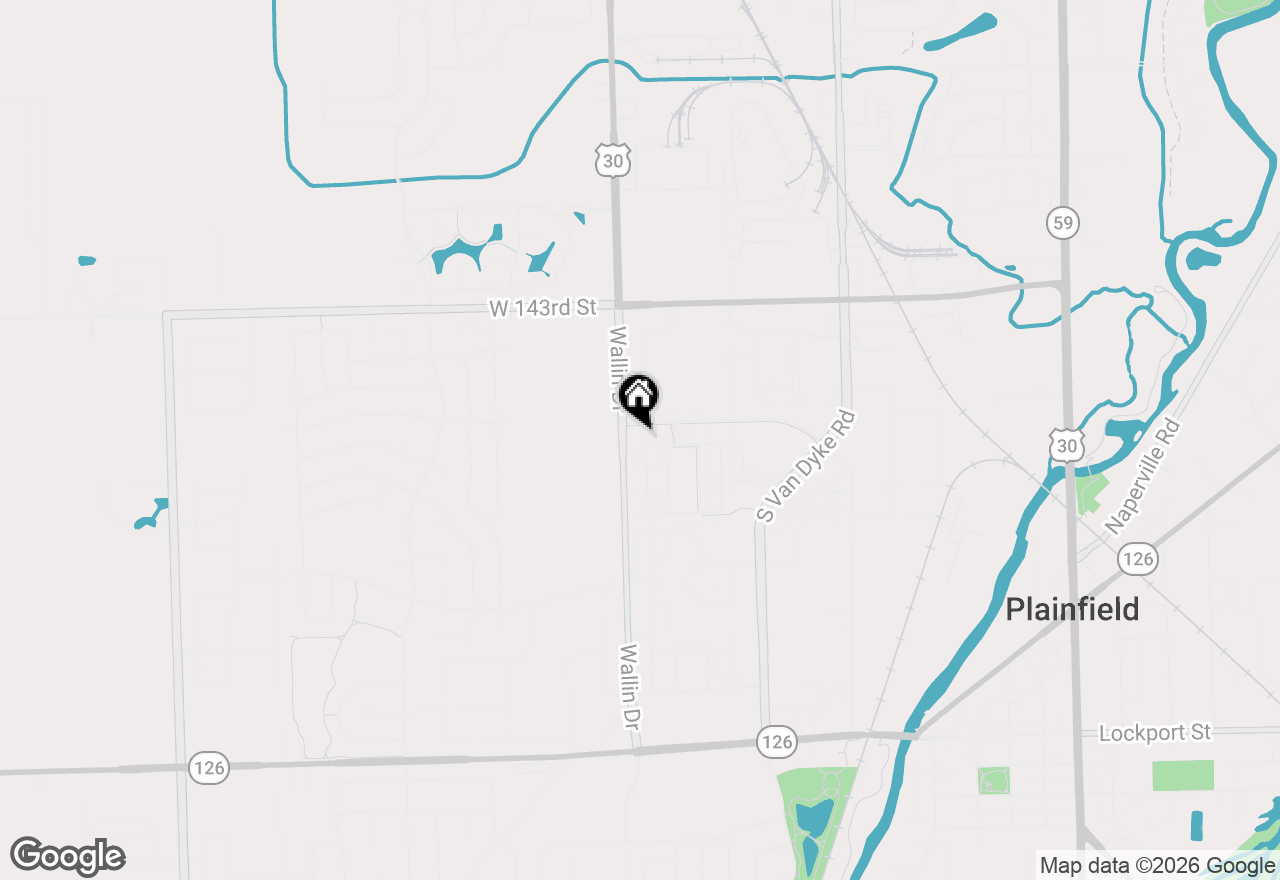 Map of 24738 George Washington Drive, Plainfield, IL 60544