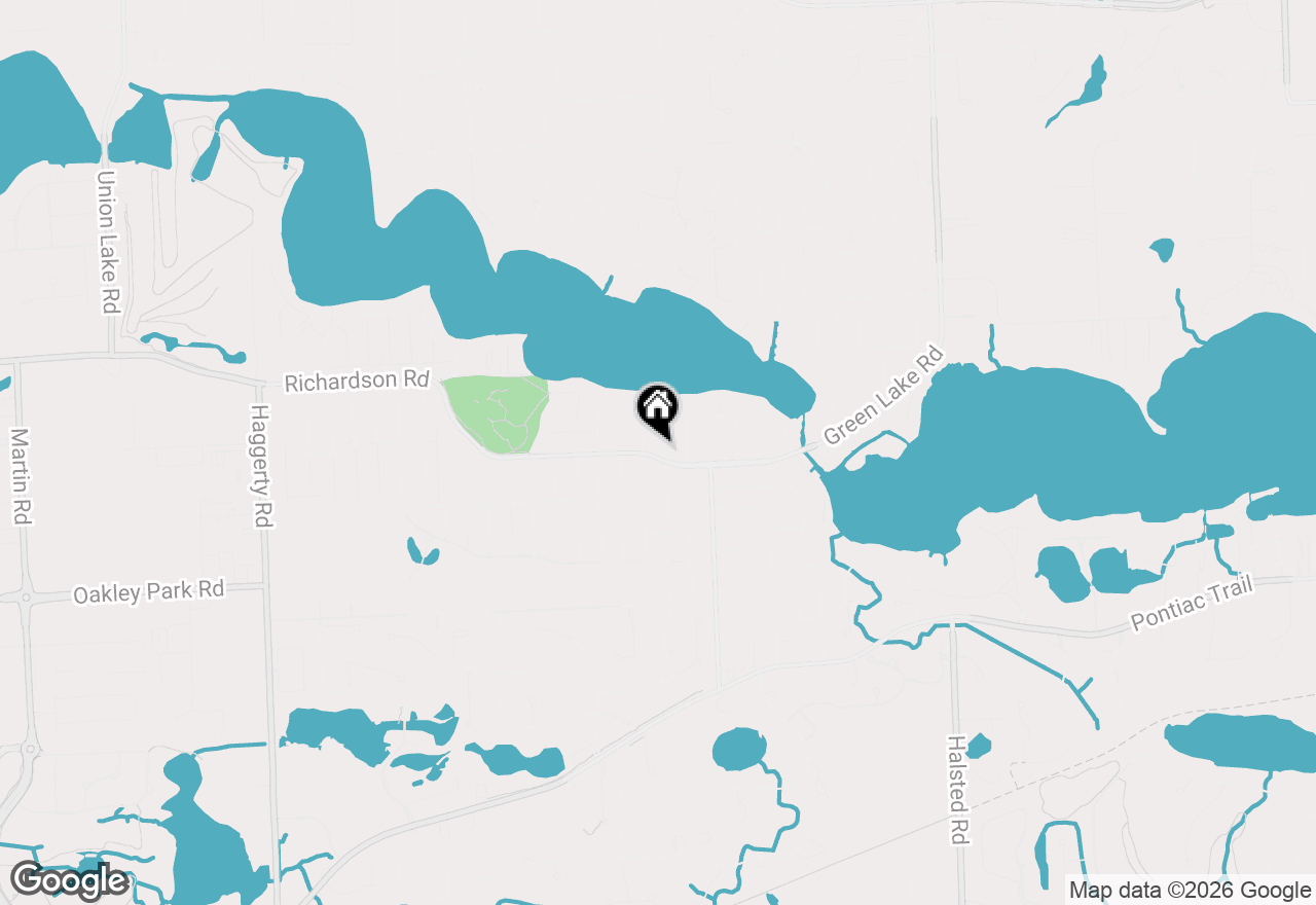 Map of 4166 Middledale Avenue, West Bloomfield, MI 48323