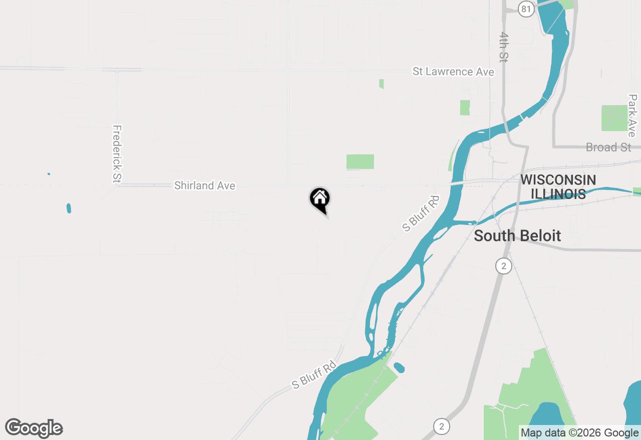 Map of 215 S Moore Street, South Beloit, IL 61080