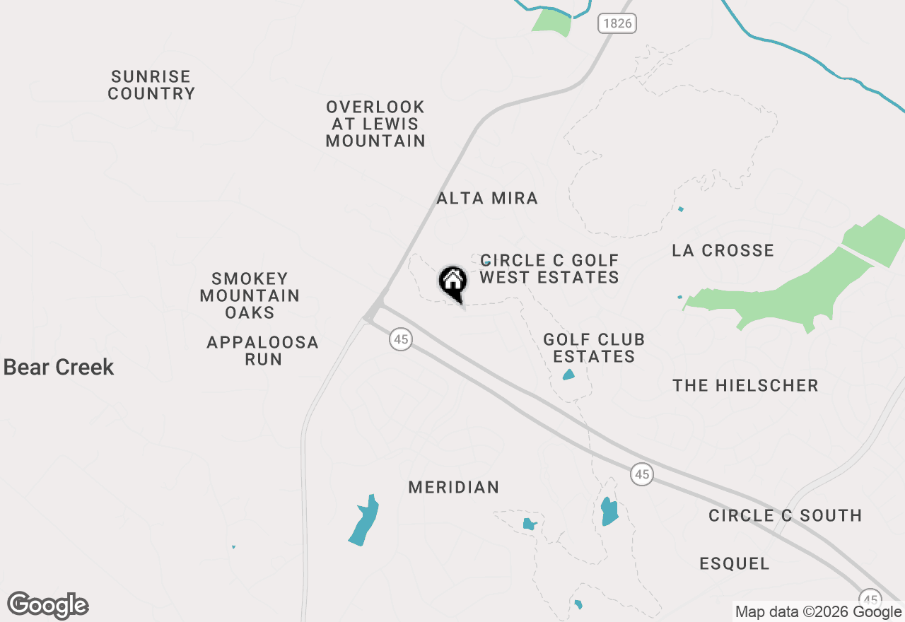 Map of 7916 Crandall Rd, Austin, TX 78739