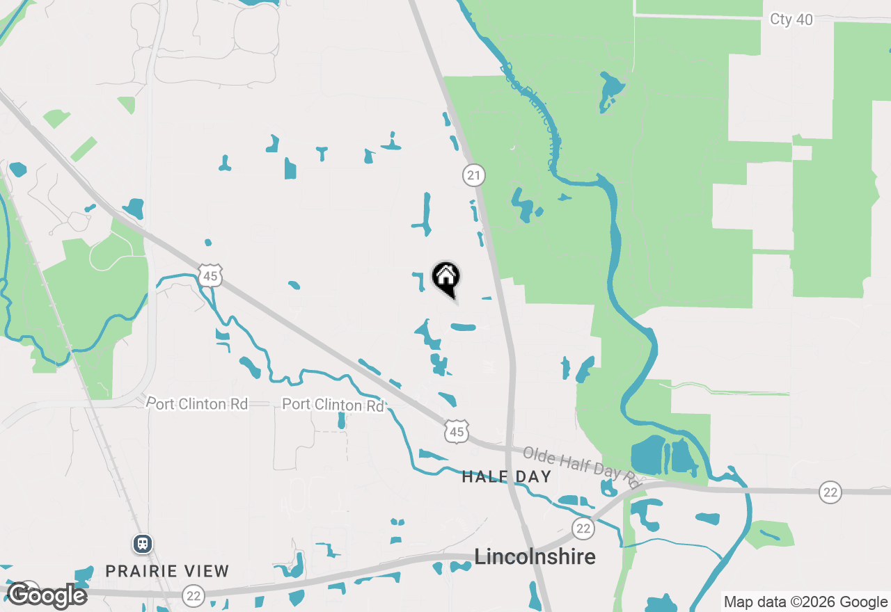 Map of 1166 Georgetown Way, Vernon Hills, IL 60061