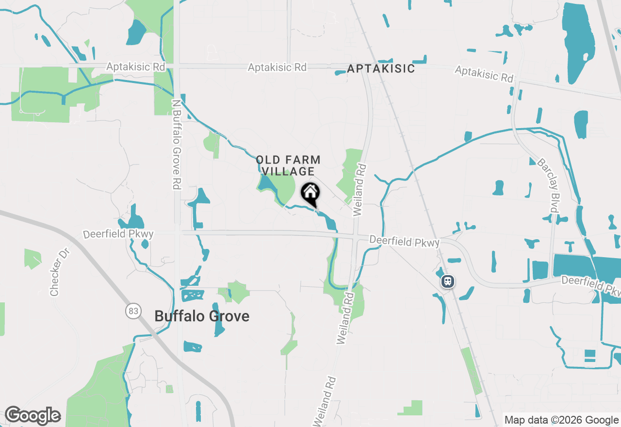 Map of 112 White Branch Court, Buffalo Grove, IL 60089