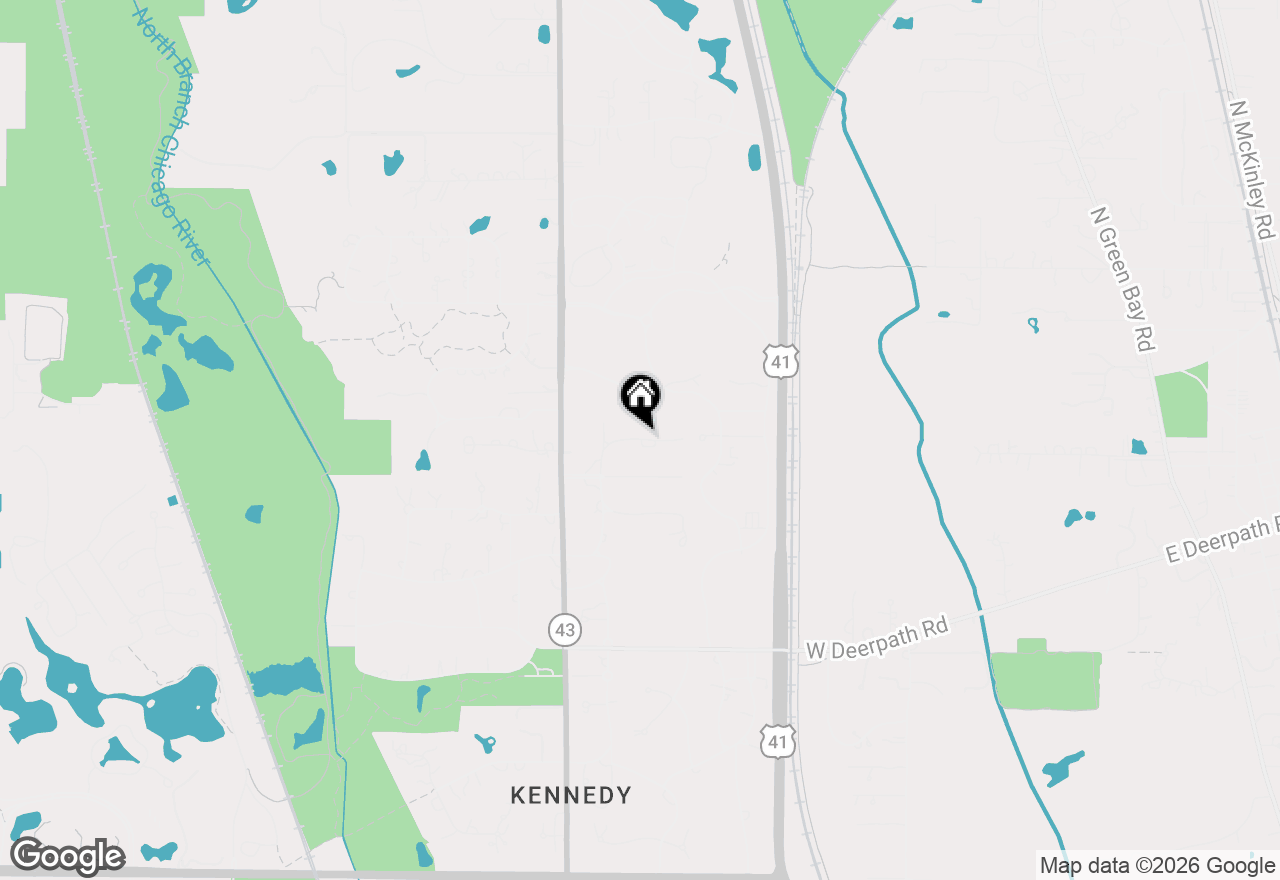 Map of Lot 9 Whitehall Lane, Lake Forest, IL 60045