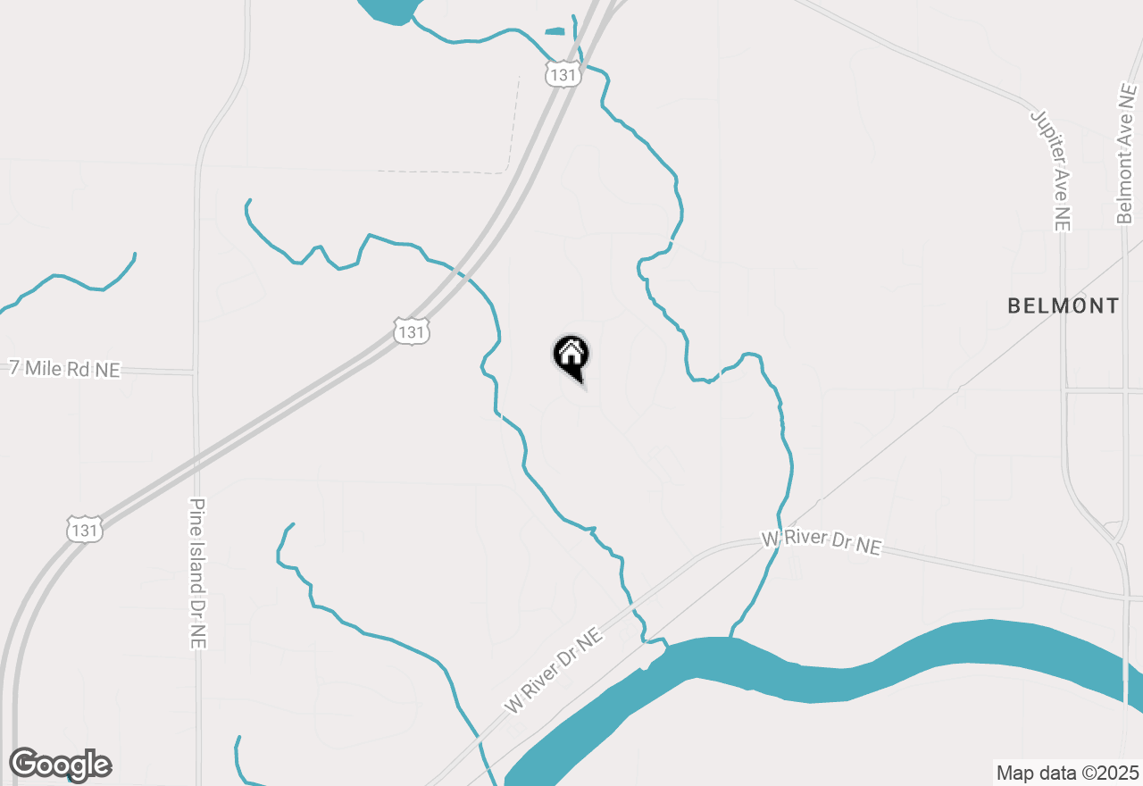 Map of 1242 Millwood Drive Ne, Belmont, MI 49306