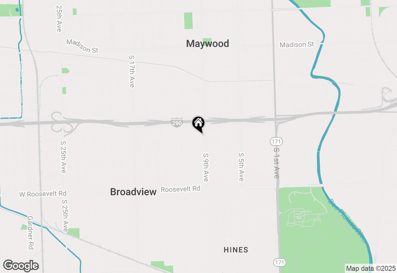 Map of 1901 S 10th Avenue, Maywood, IL 60153