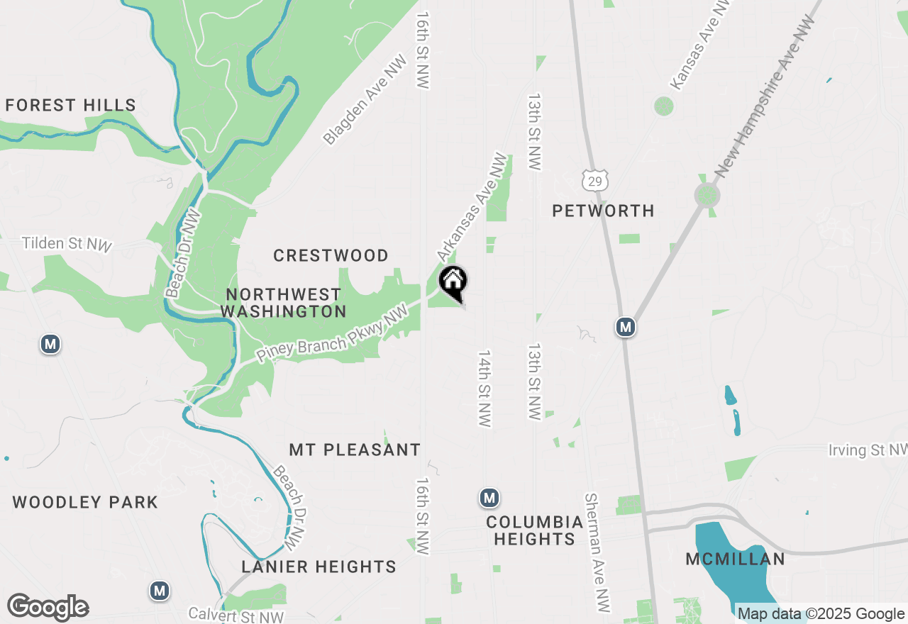 Map of 1437 Spring Road Nw #32, Washington, DC 20010