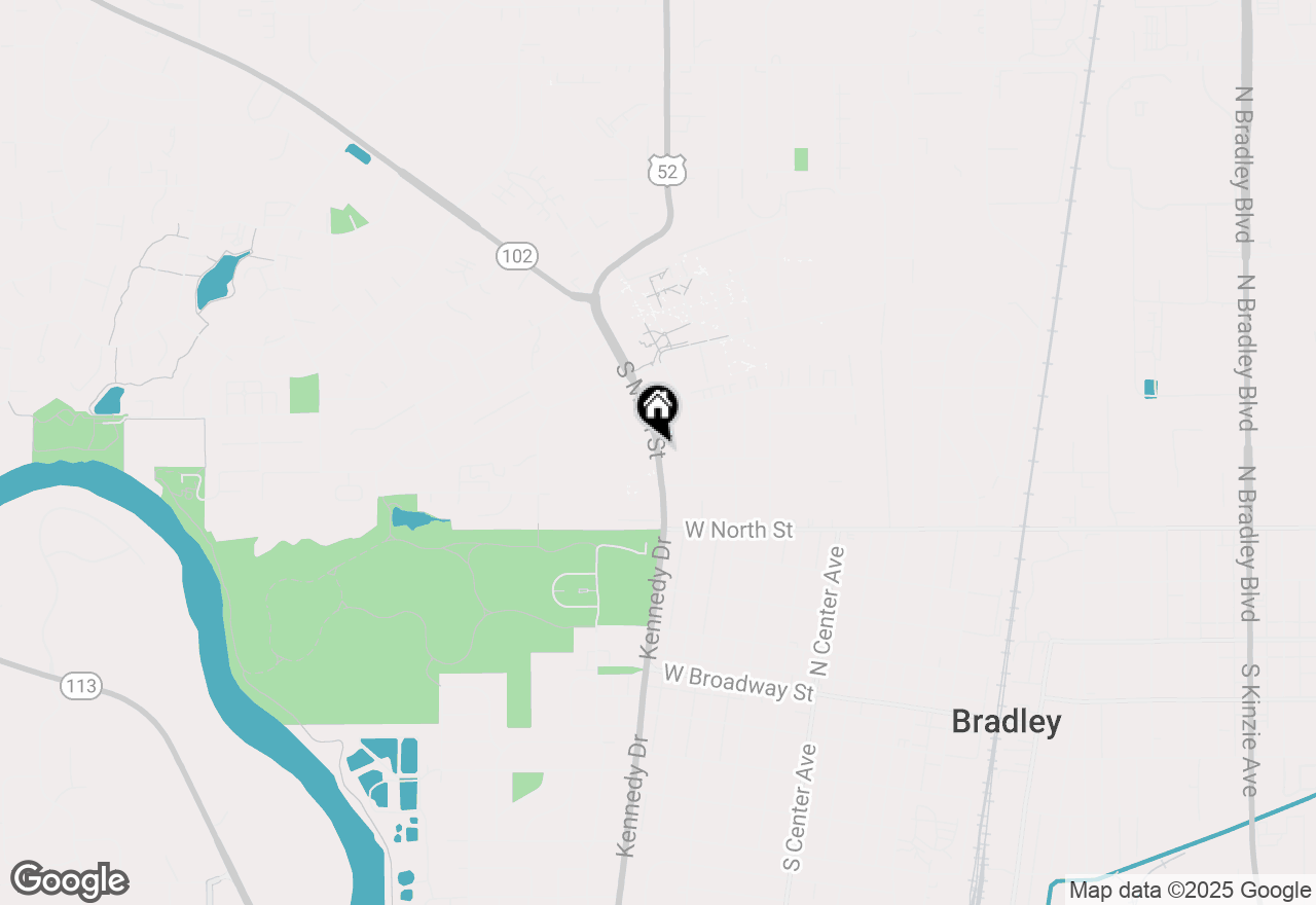 Map of 532-538 Main Street, Bourbonnais, IL 60914