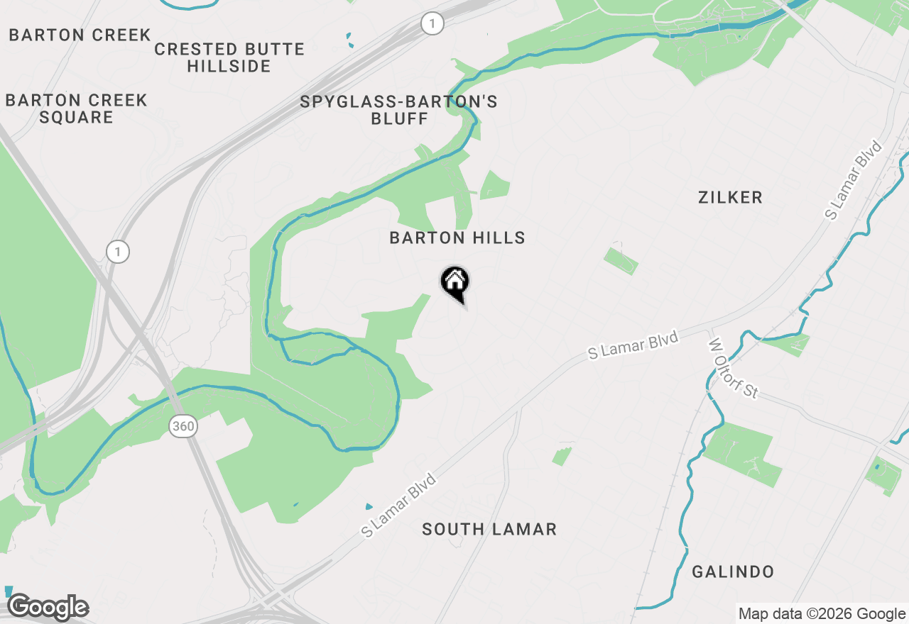 Map of 2704 Oak Park Dr, Austin, TX 78704
