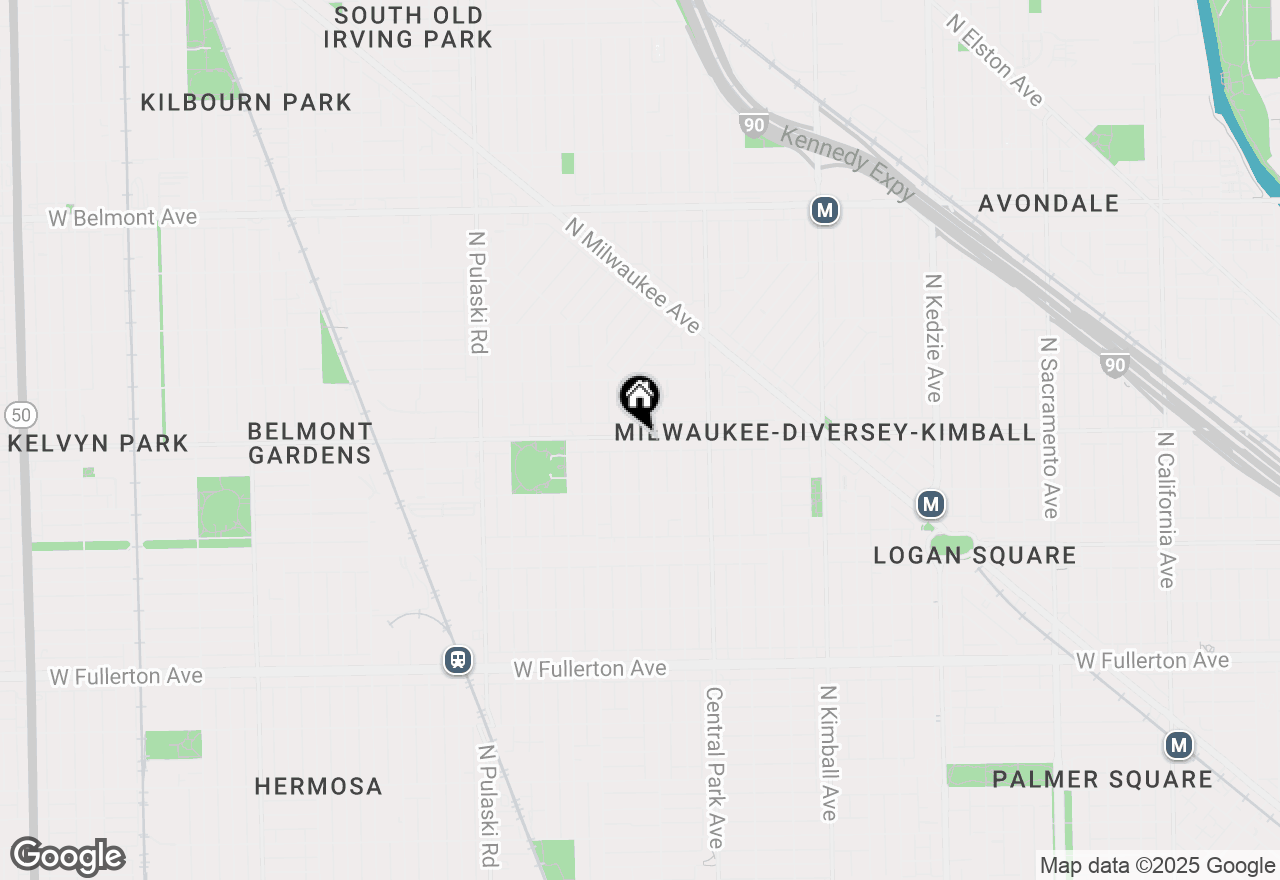 Map of 3709 W Diversey Avenue, Chicago, IL 60647