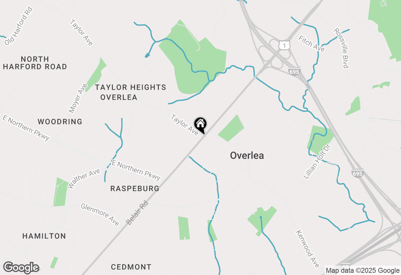 Map of 7306 Belair Road, Baltimore, MD 21206