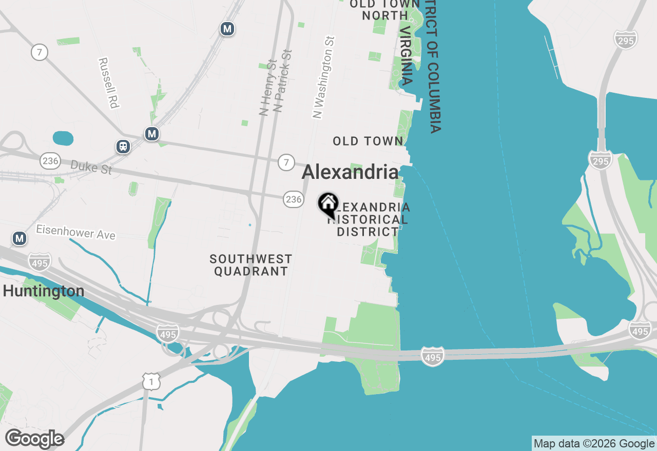 Map of 428 Wolfe Street, Alexandria, VA 22314