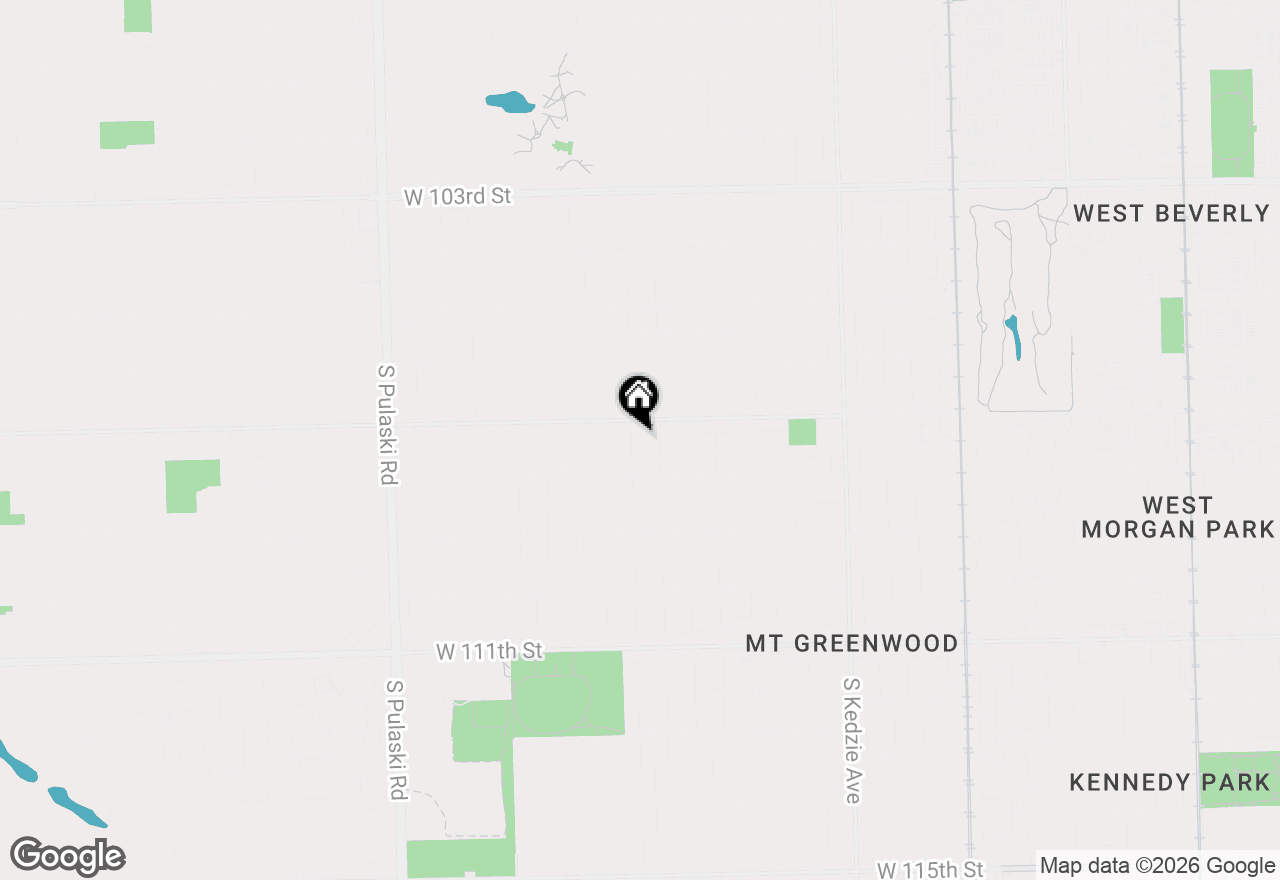 Map of (Address confidential), Chicago, Illinois 60655