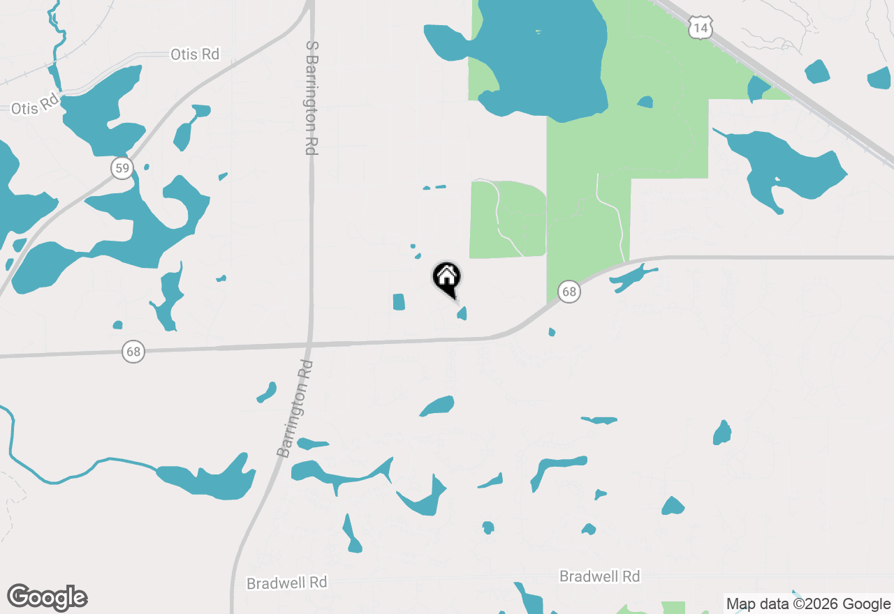 Map of (Address confidential), Barrington, Illinois 60010