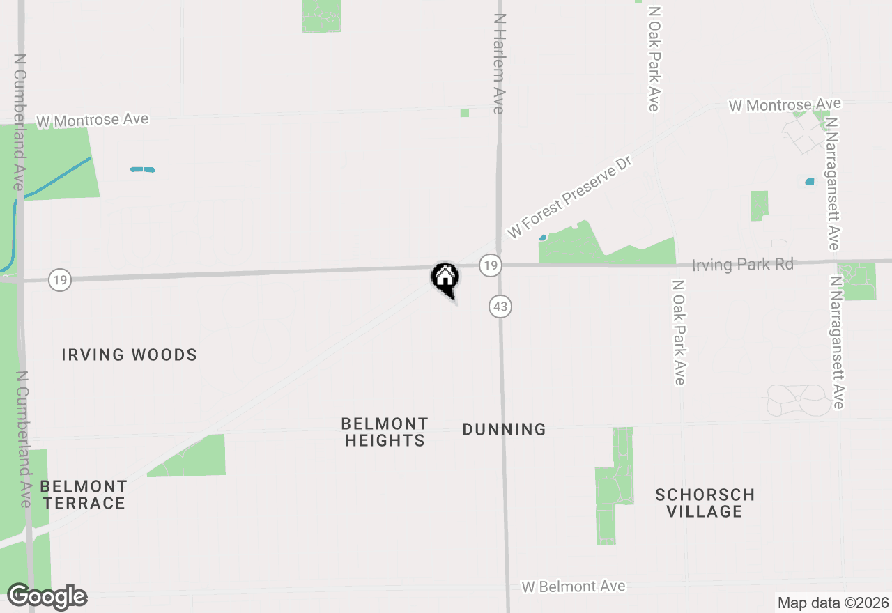 Map of 3905 N Odell Avenue, Chicago, IL 60634