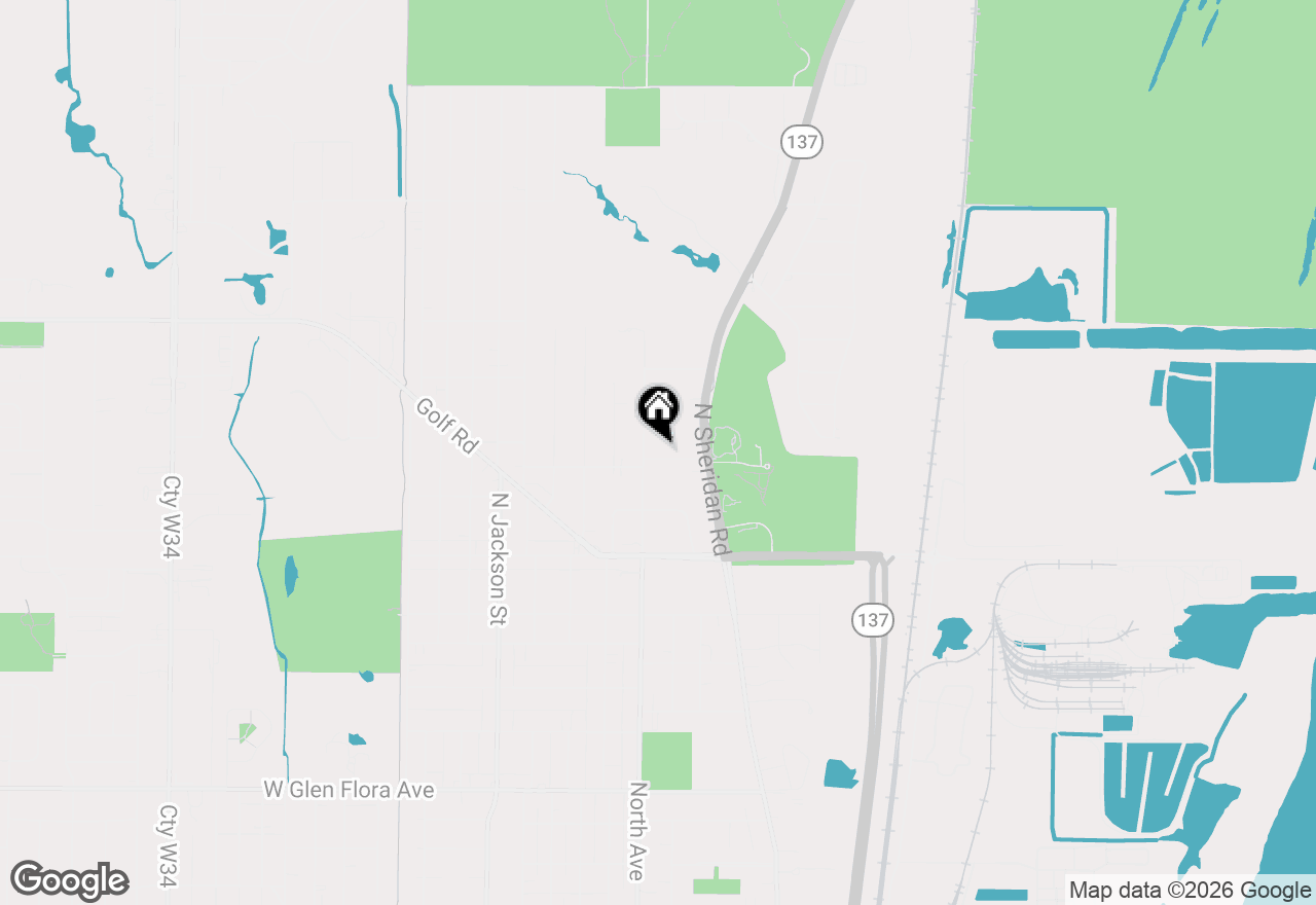 Map of 416 Parmalee Place, Waukegan, IL 60087