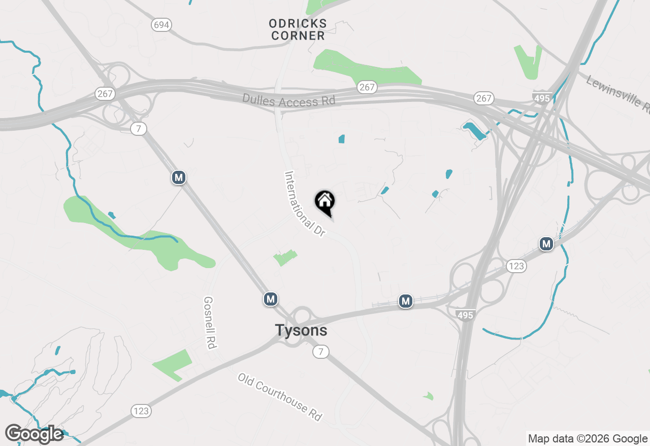 Map of 1645 International Drive #125, Mclean, VA 22102