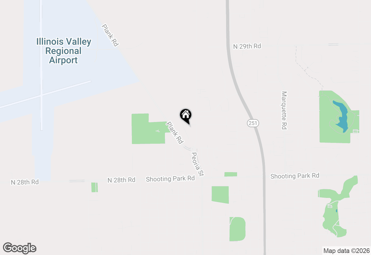 Map of 11 Pointe Boulevard, Peru, IL 61354