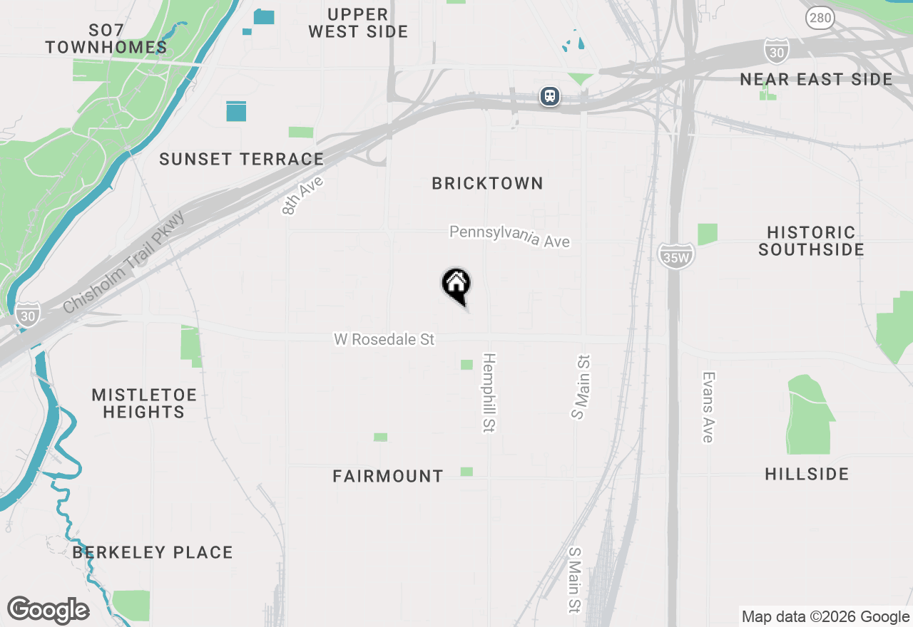 Map of 1000 Lipscomb Street #308, Fort Worth, TX 76104