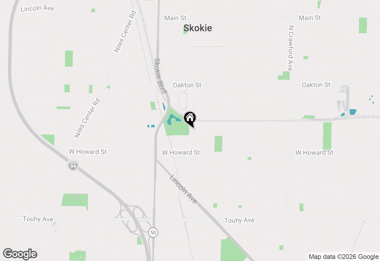 Map of 7745 Kenton Avenue, Skokie, IL 60076