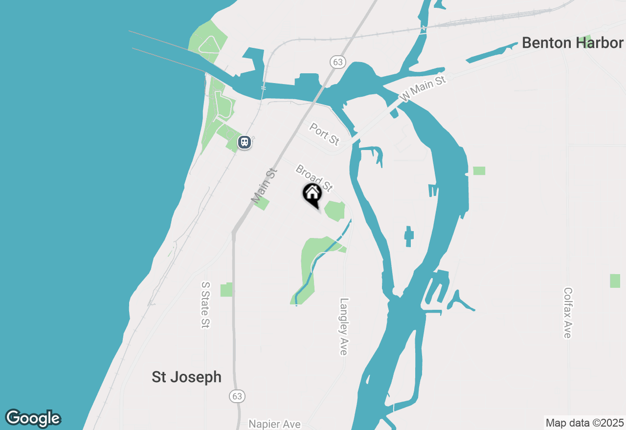 Map of 1018 Market Street, St. Joseph, MI 49085