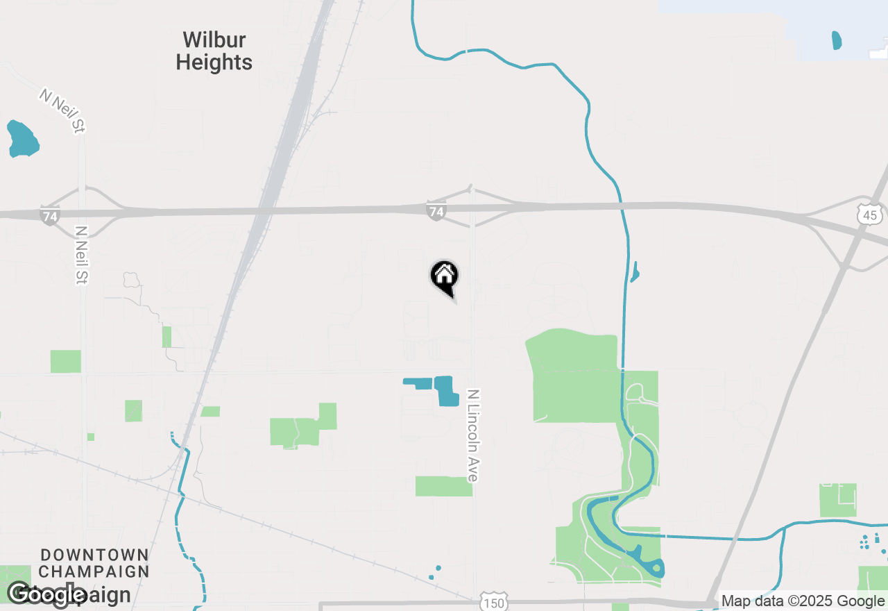 Map of 1905 N Lincoln Avenue #206, Urbana, IL 61801