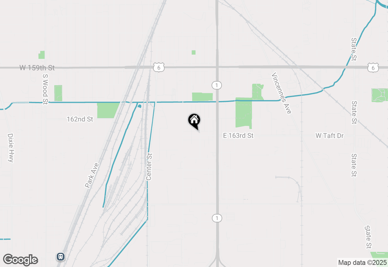 Map of 281 E 163rd Street, Harvey, IL 60426