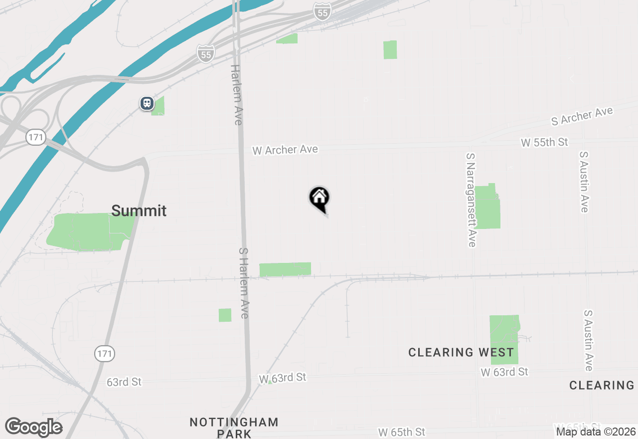 Map of 5731 S Newland Avenue, Chicago, IL 60638