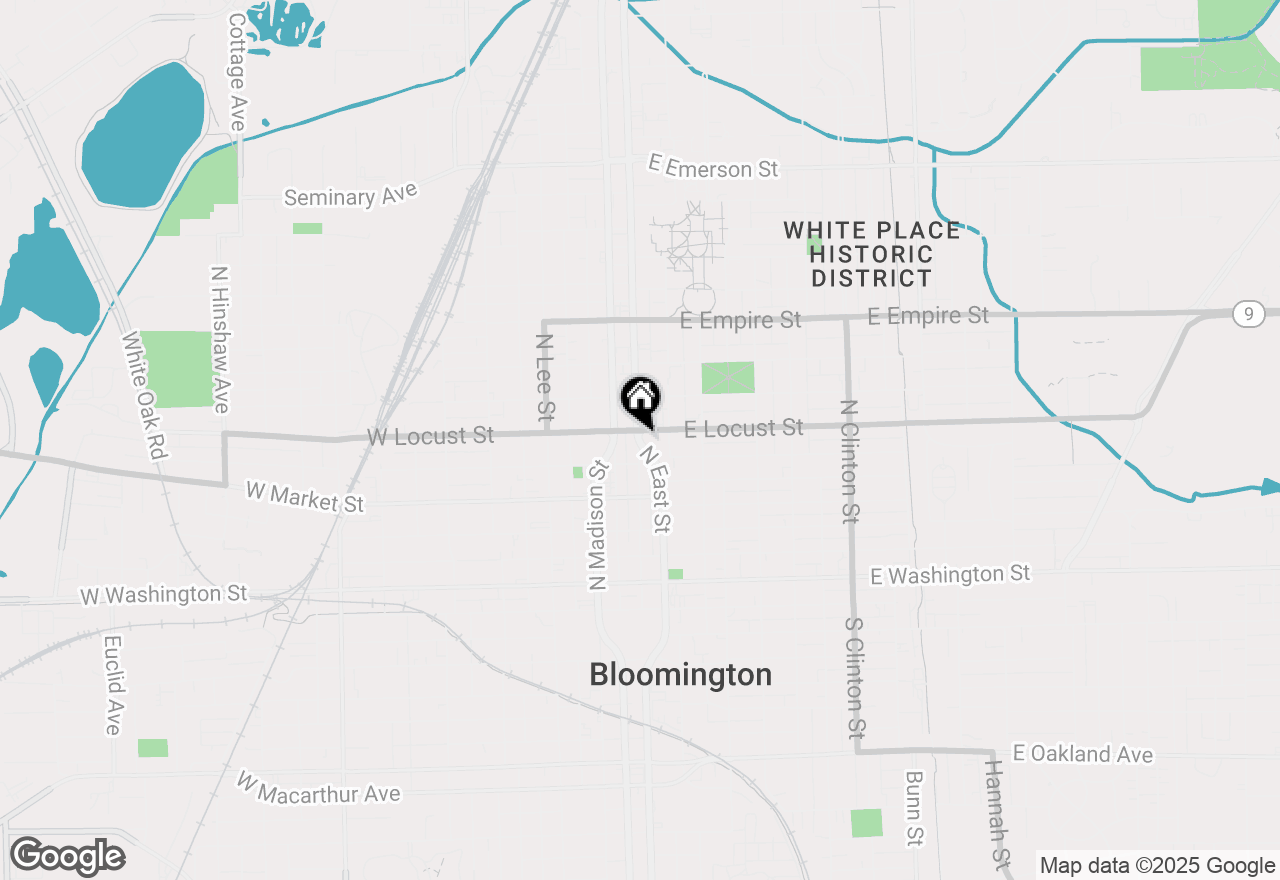 Map of 2614 Piney, Bloomington, IL 61705