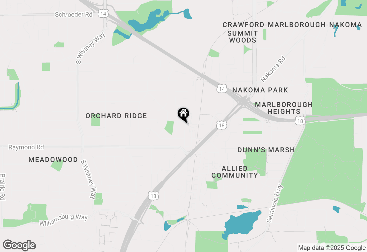 Map of 1718 Reetz Road, Madison, WI 53711