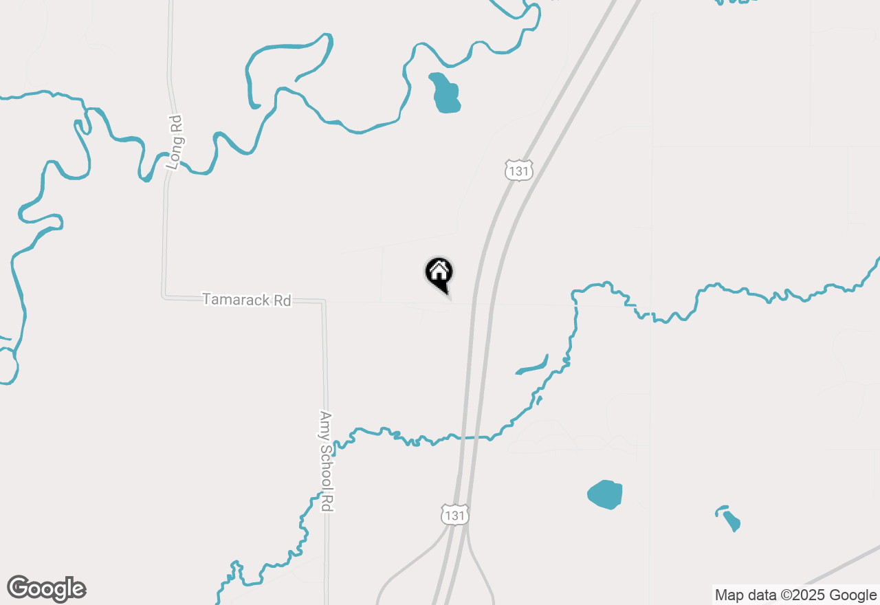 Map of 20457 Tamarack Road, Howard City, MI 49329