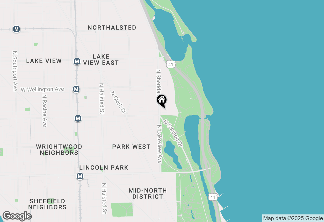 Map of 340 W Diversey Parkway #817, Chicago, IL 60657