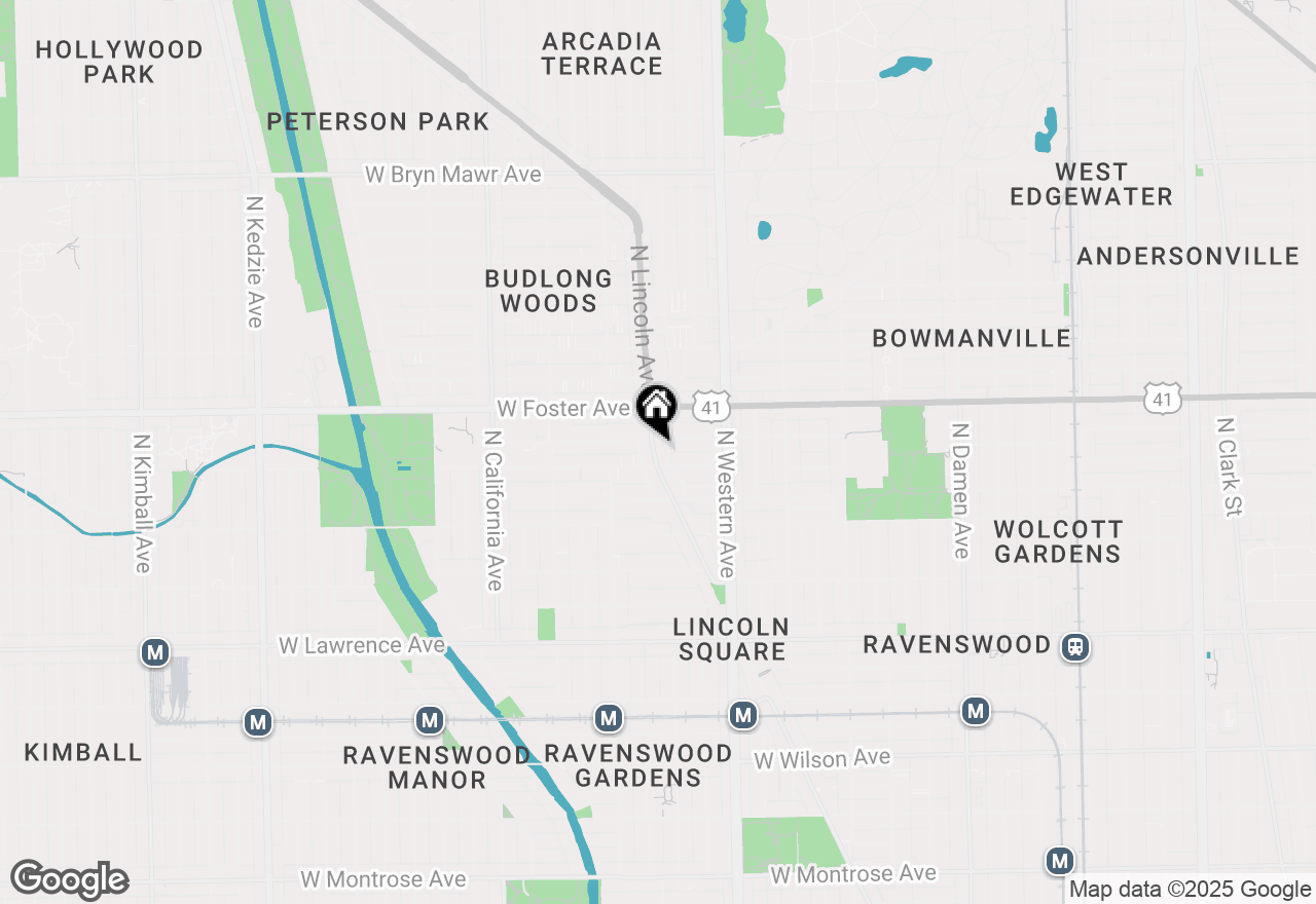 Map of 5113 N Lincoln Avenue #303, Chicago, IL 60625