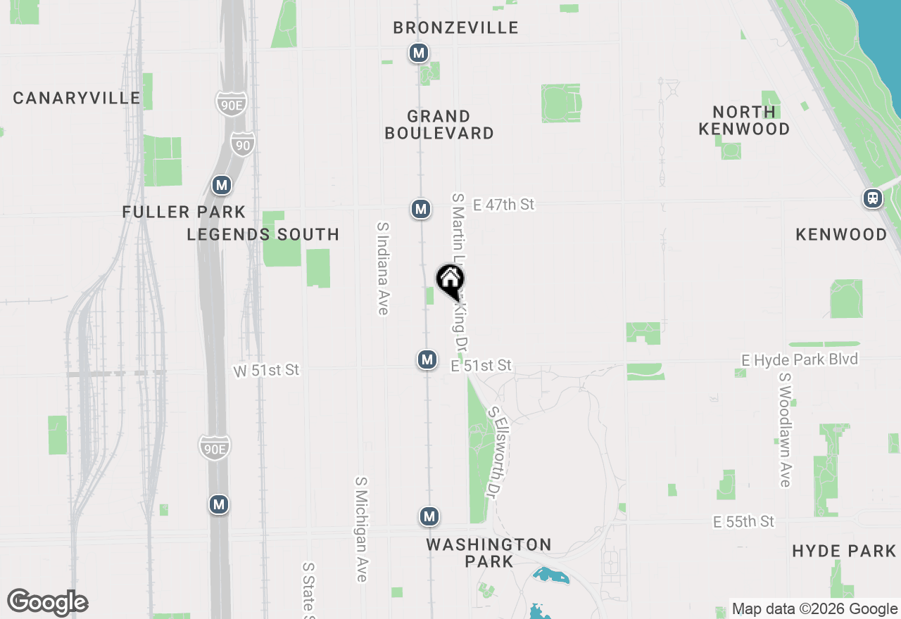 Map of 4934 S King Drive #G, Chicago, IL 60615