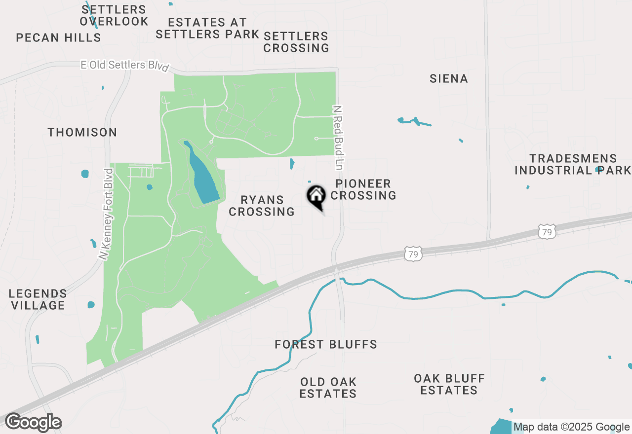 Map of 1314 Rainbow Parke Dr, Round Rock, TX 78665