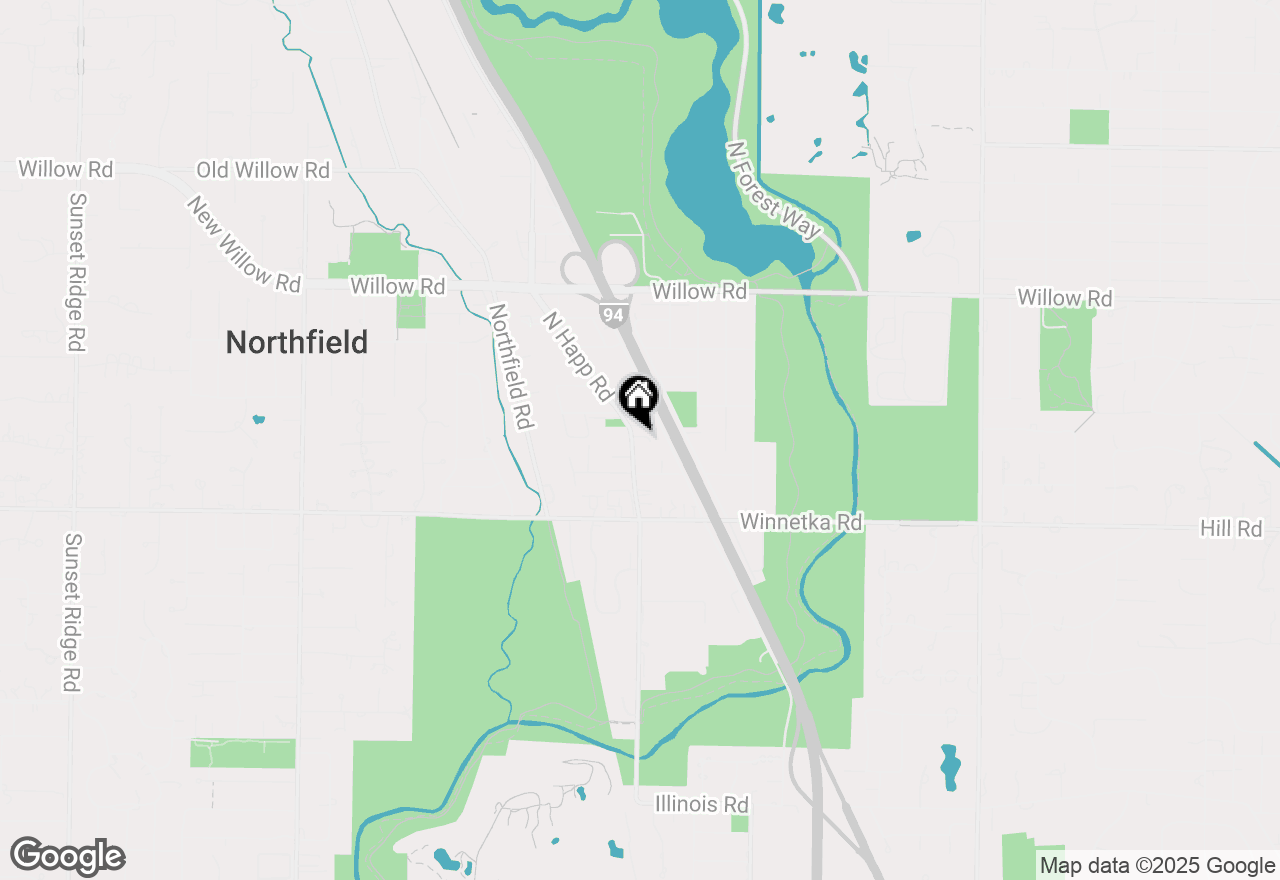 Map of 185 Happ Road, Northfield, IL 60093