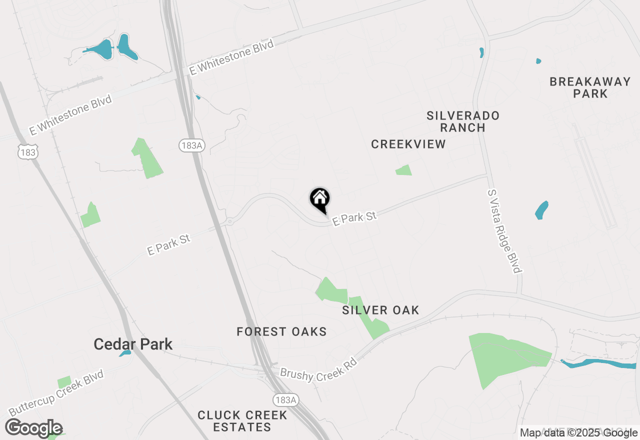 Map of 1224 Willowbrook Dr, Cedar Park, TX 78613