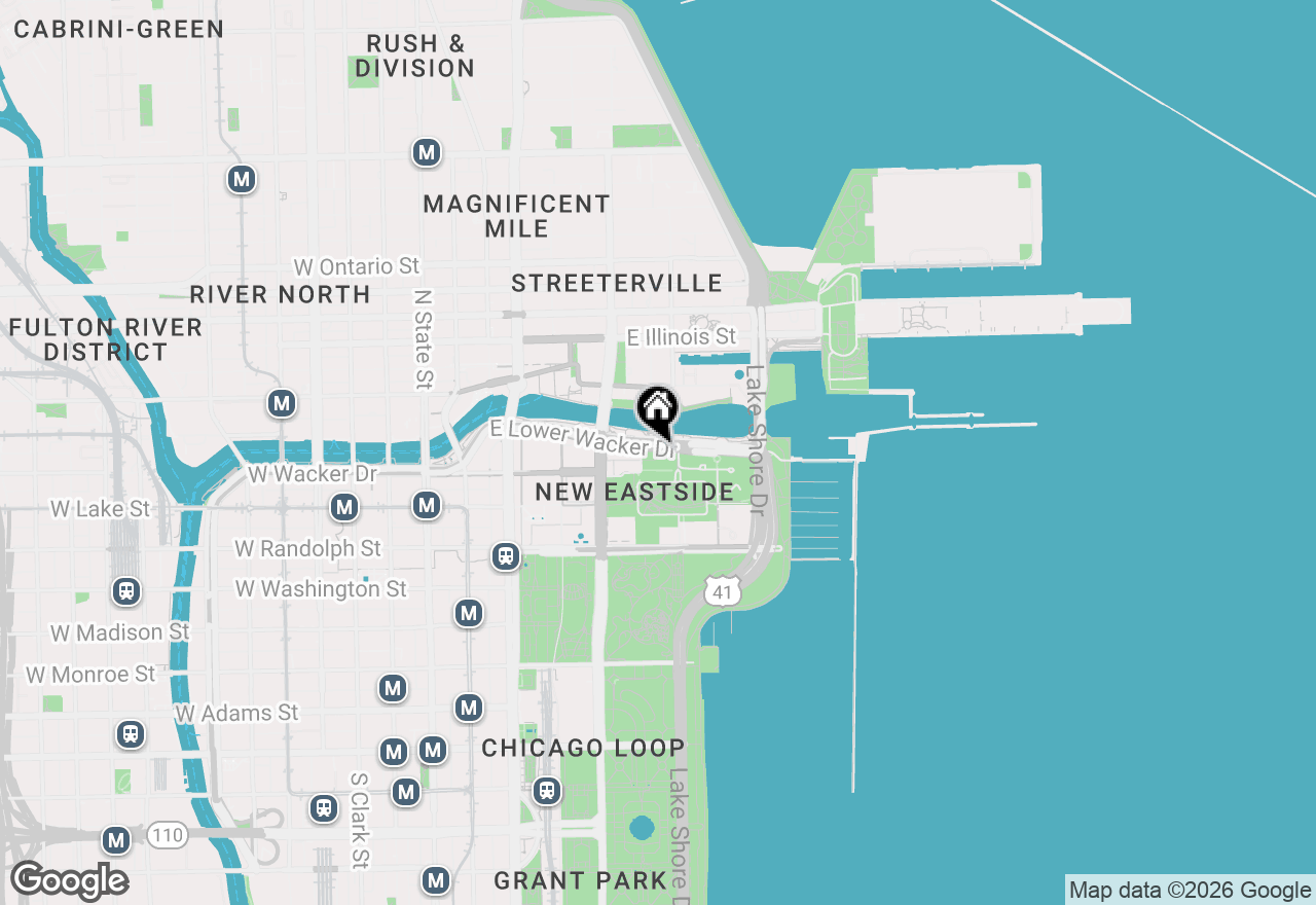 Map of 363 E Wacker Drive #3109, Chicago, IL 60601