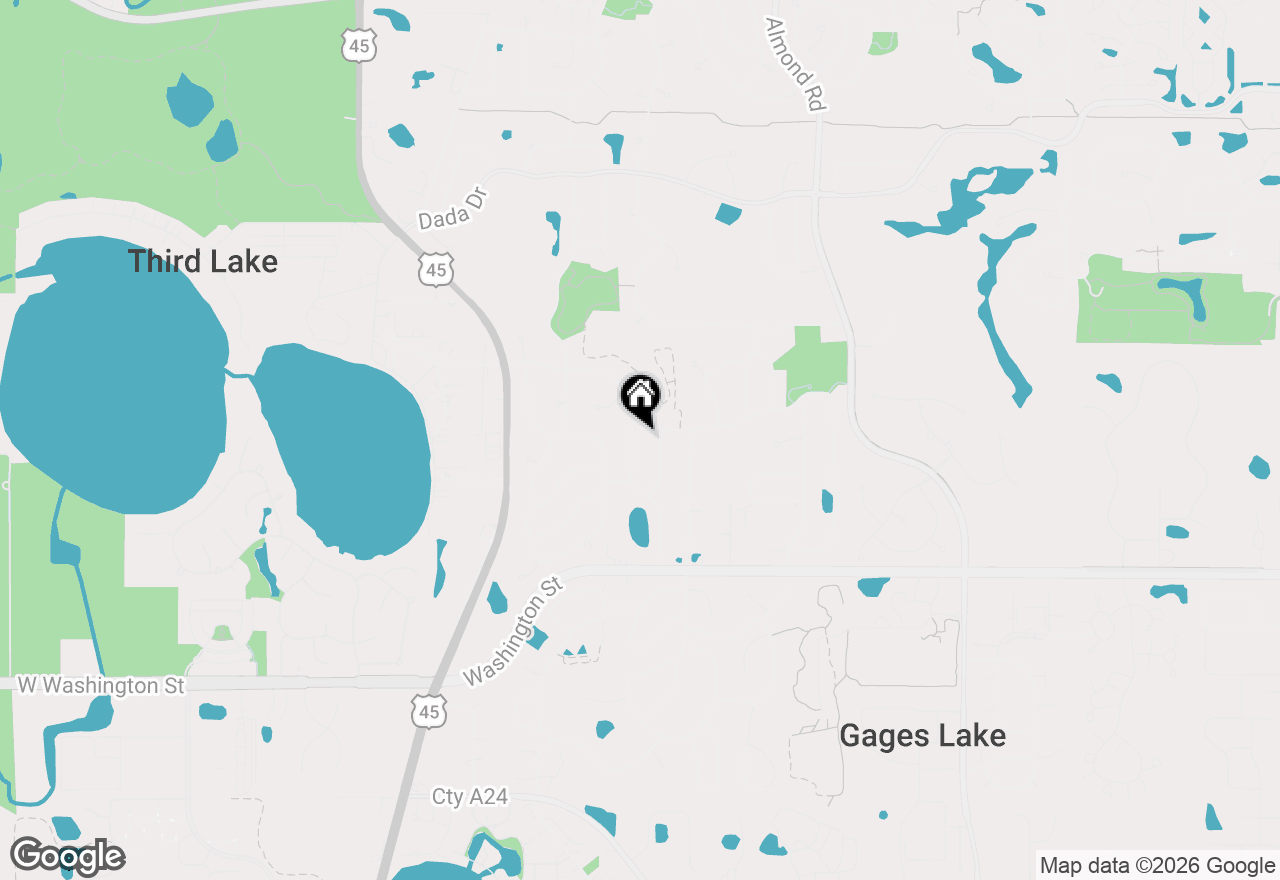 Map of 597 Treetop Lane, Gurnee, IL 60031