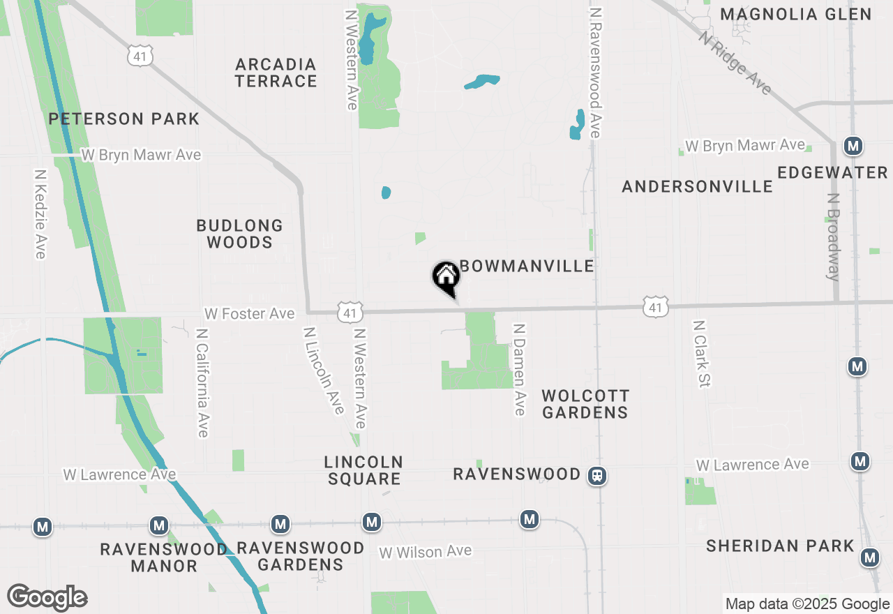 Map of 2150 W Foster Avenue #1, Chicago, IL 60625