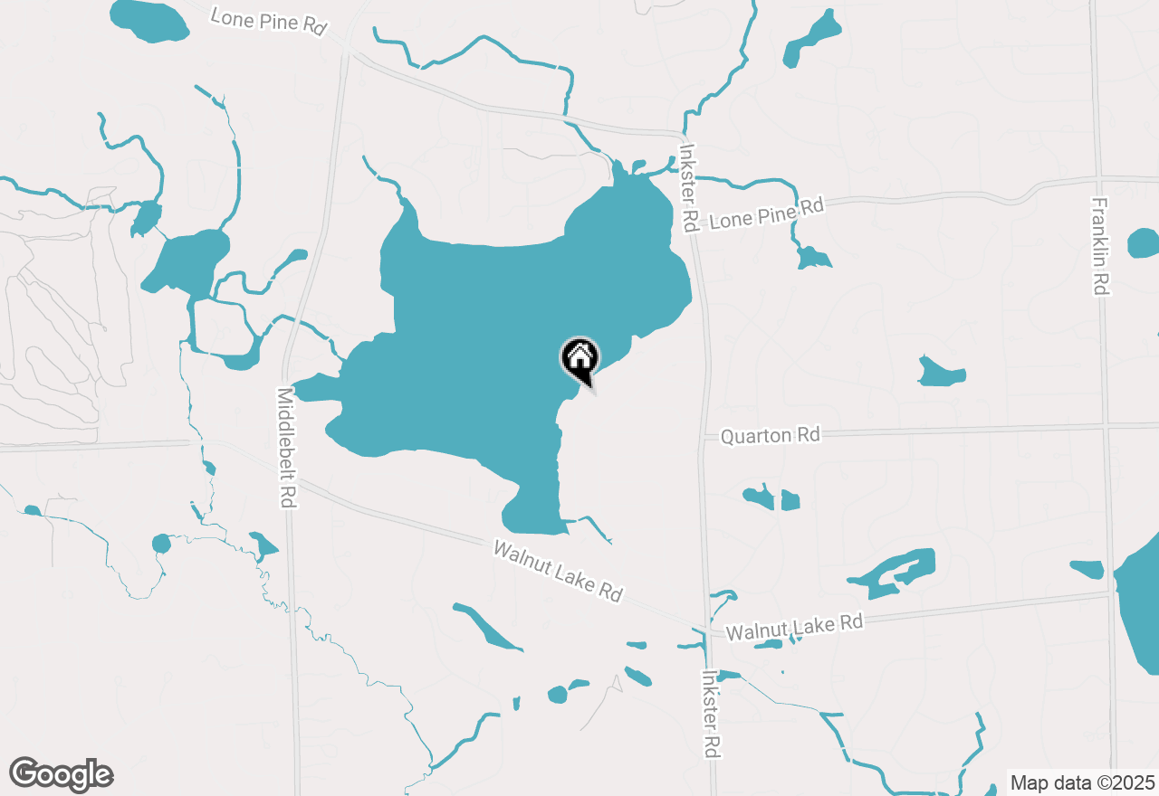 Map of 5494 Putnam Drive, West Bloomfield, MI 48323